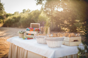 Decoración en boda civil Finca Cantarranas (Cáceres)