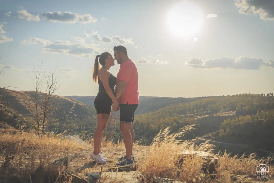 Boda civil en Brozas, Complejo la Fábrica. Preboda en el Puente Romano de Alcántara [D&M]